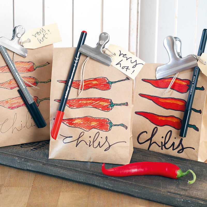 edding 1300 case Markers, 40 Colors, 34: Metal Box of 40-Multicoloured - Image 4